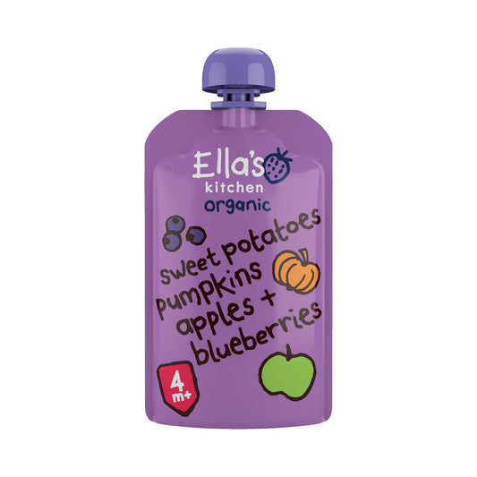 Ella’s Kitchen Sweet Potatoes, Pumpkins, Apples and Blueberries 120g