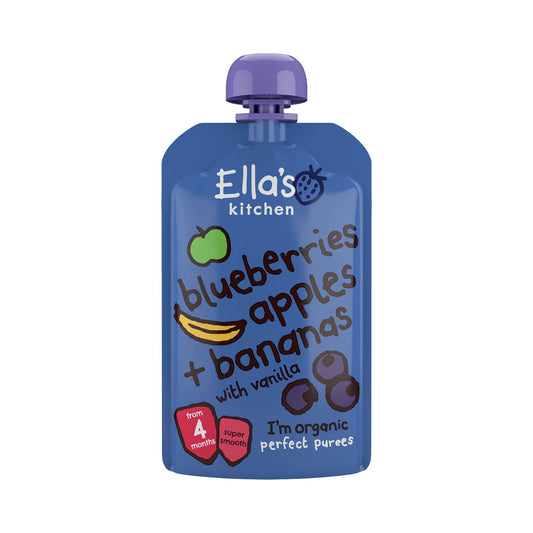 Ella’s Kitchen Blueberries, Apples, and Bananas with Vanilla 120g