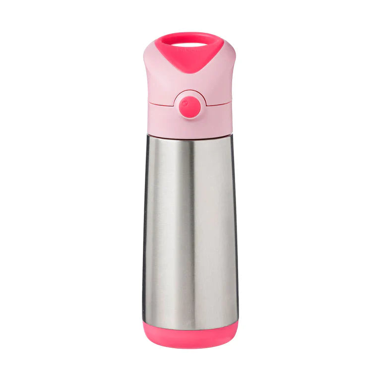 b.box Insulated Straw Bottle 500ml – Flamingo Fizz