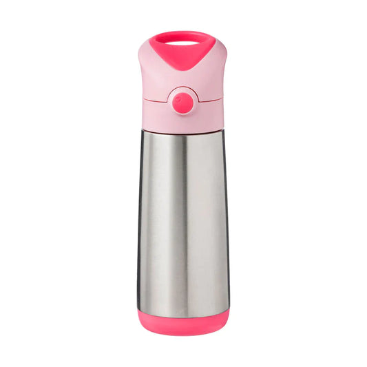 b.box Insulated Straw Bottle 500ml – Flamingo Fizz
