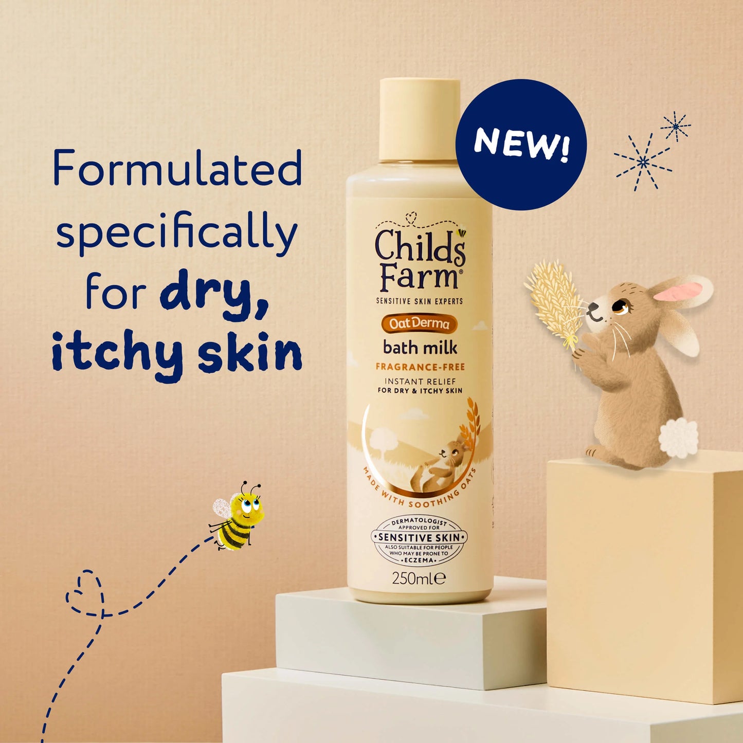 OatDerma Bath Milk