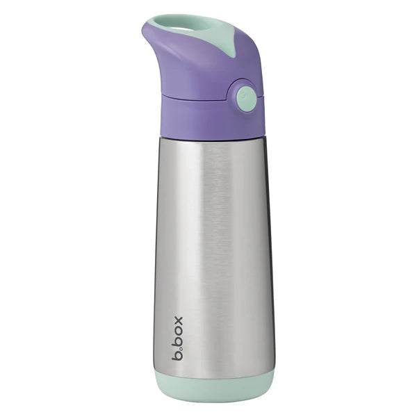 b.box Insulated Straw Bottle 500ml – Lilac Pop