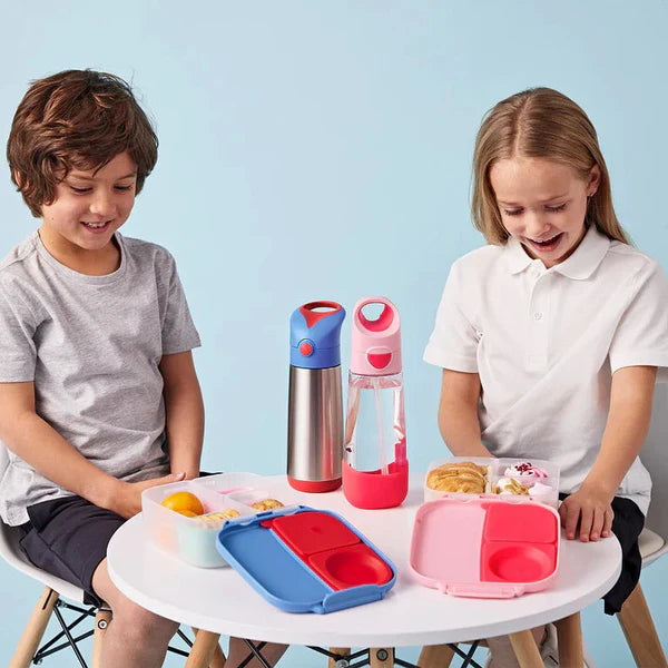 b.box Insulated Straw Bottle 500ml – Blue Blaze