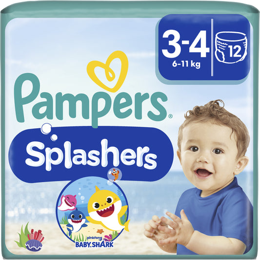 Pampers Splashers 3-4 MIDI X12PAMPERS SPLASHERS 3-4 MIDI X12