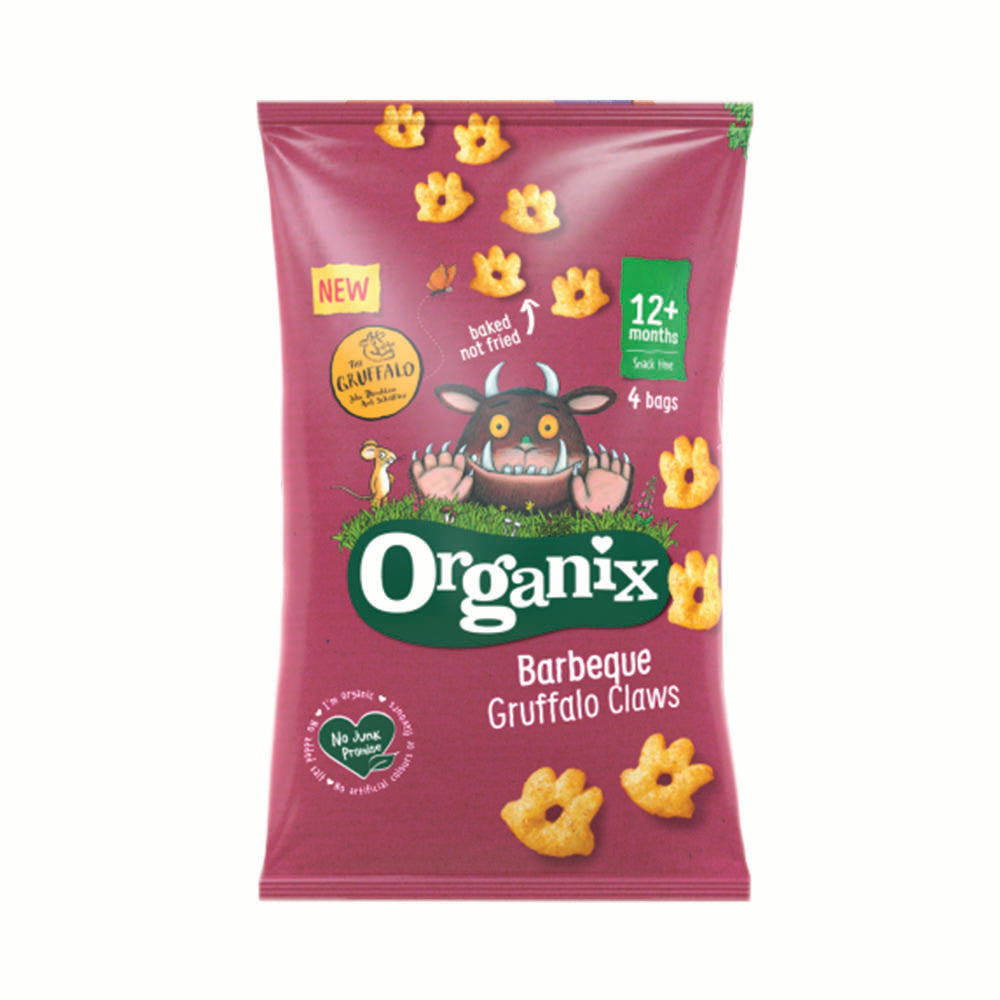 Organix Barbeque Gruffalo Claws Multipack 4x15g