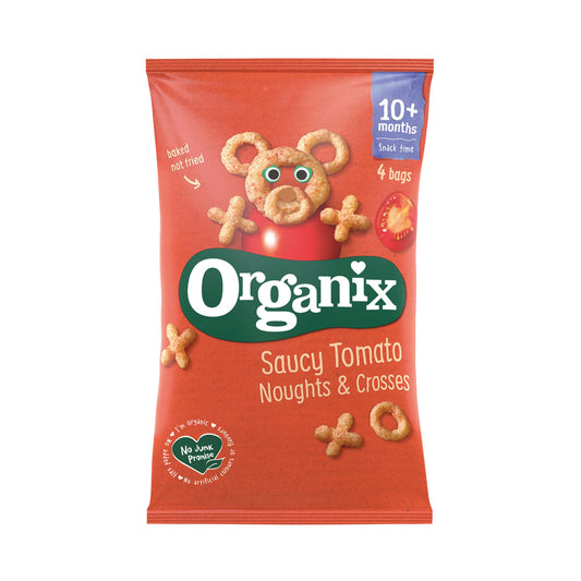 Organix Saucy Tomato Noughts & Crosses Multipack 4x15g