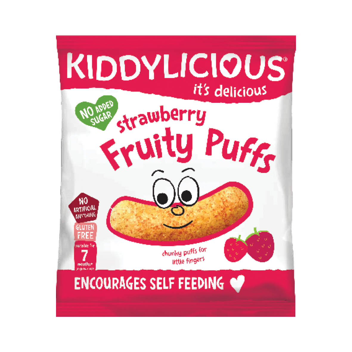 Kiddylicious Fruity Puffs Strawberry