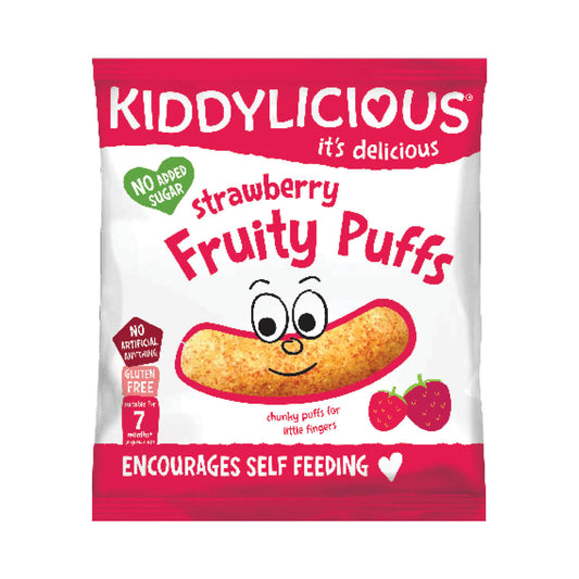 Kiddylicious Fruity Puffs Strawberry
