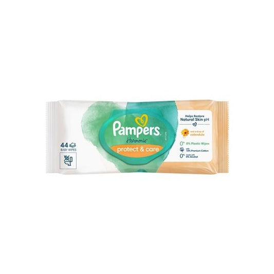 Pampers Wipes Harmonie Protect & Care X44pcs