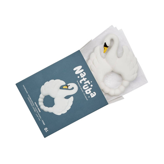 Natural rubber Teether Swan