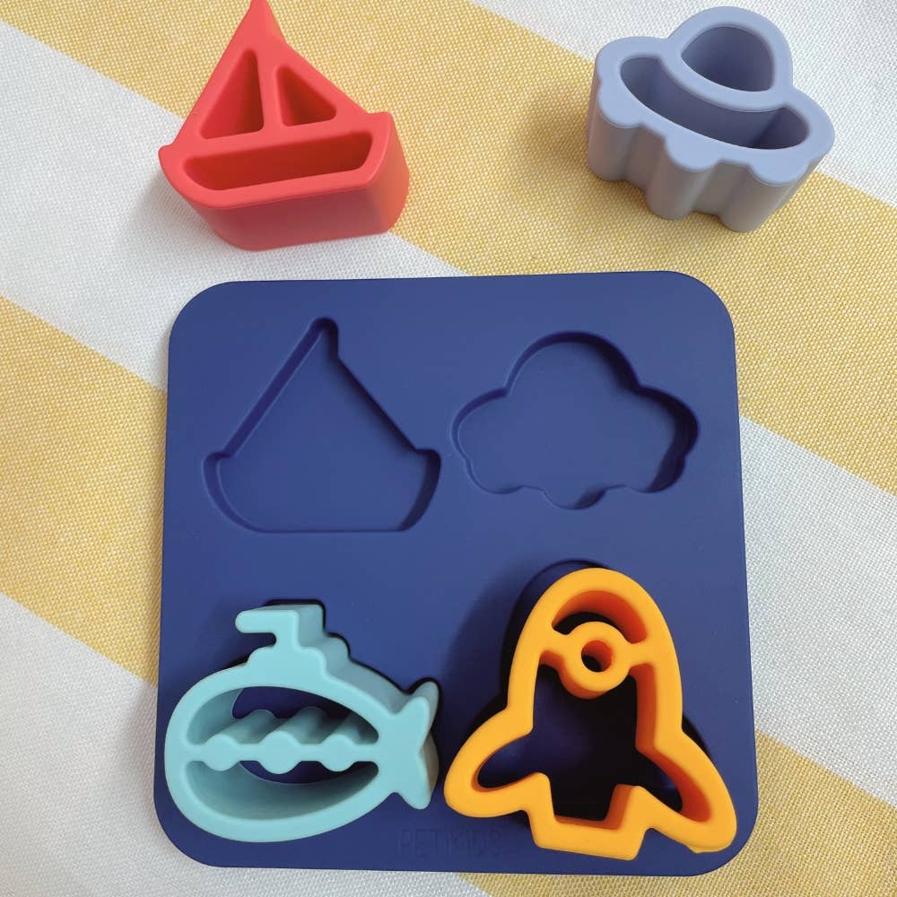 Silicone sensory toys - Vehicle puzzle