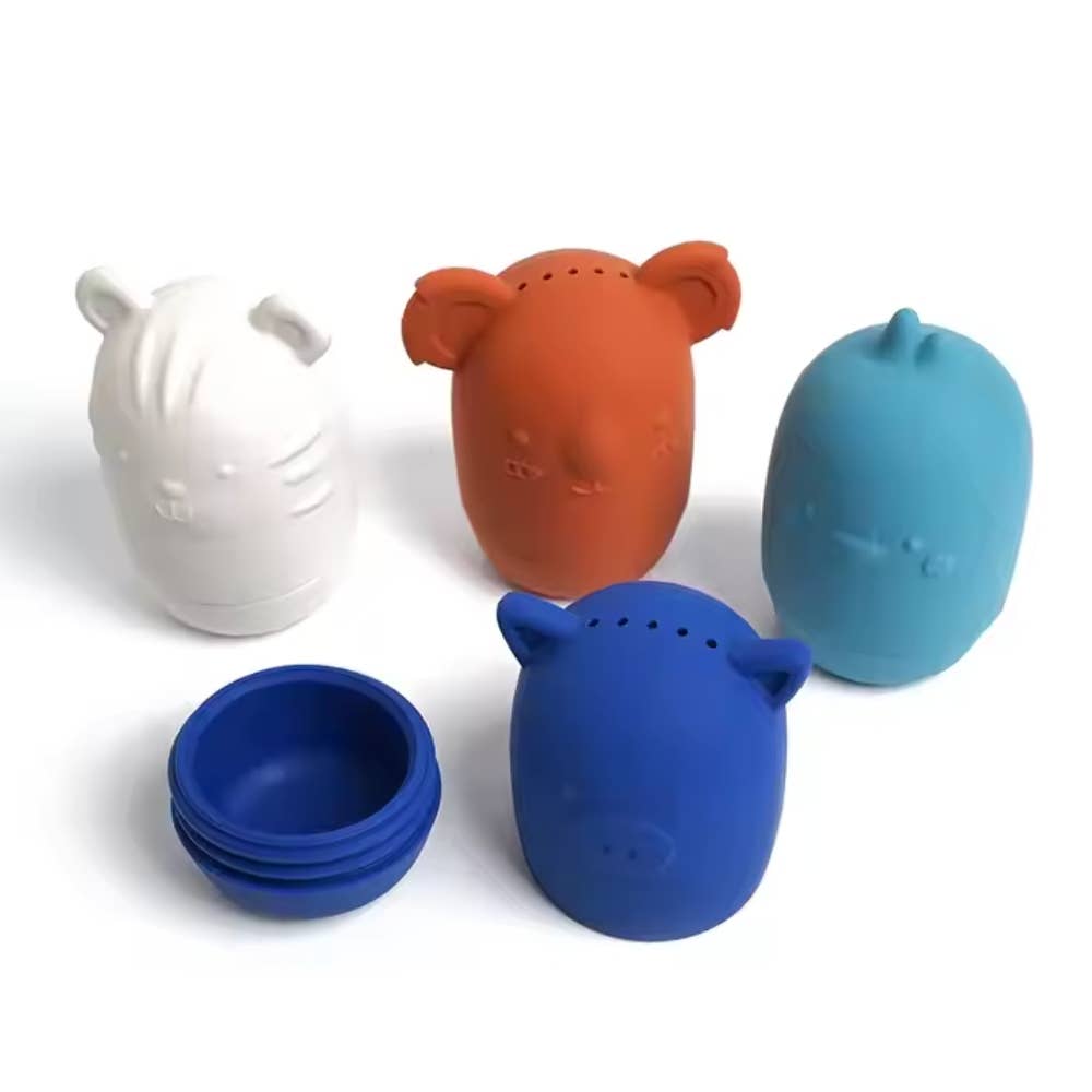 Bath toys - Funny animals: Orange