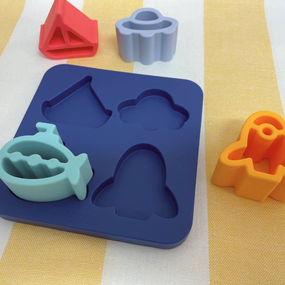 Silicone sensory toys - Vehicle puzzle