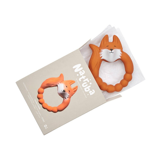 Natural rubber Teether Fox
