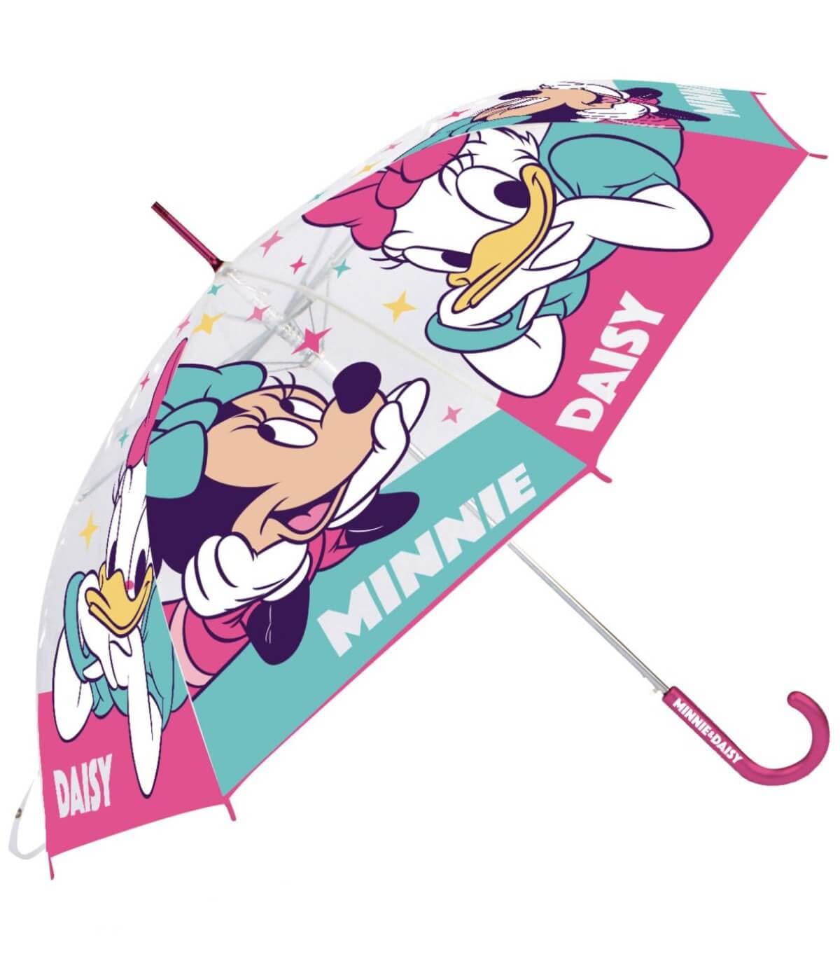Children's Umbrella Mechanical Eva Transparent Minnie
