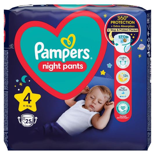 Pampers Vp Night Pants S4 X25