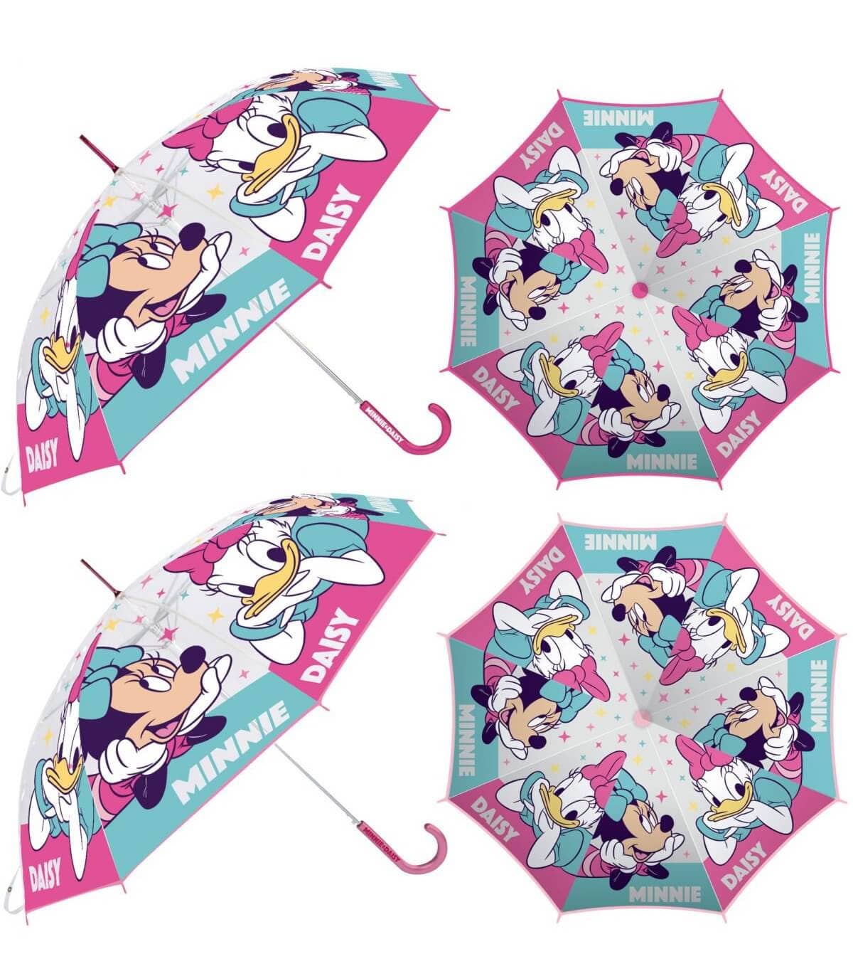 Children's Umbrella Mechanical Eva Transparent Minnie