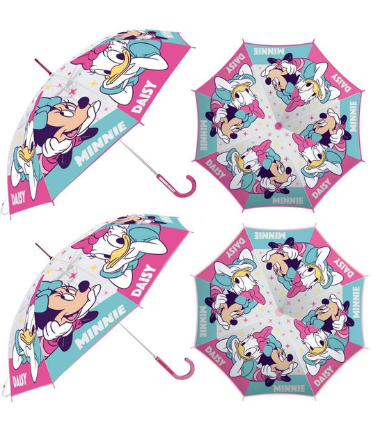 Children's Umbrella Mechanical Transparent Minnie