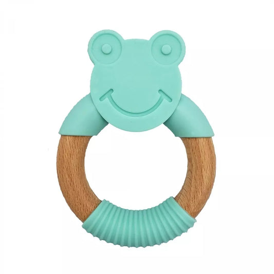 Silicone Baby Teether - Frog