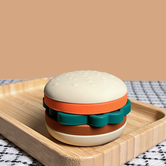 Silicone stacking toy: The Stackable Burger