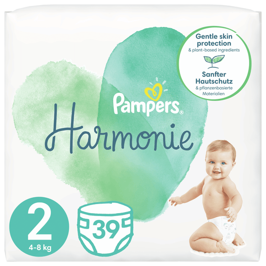 Pampers Harmonie Size 2 Mini (By 39 Nappies)