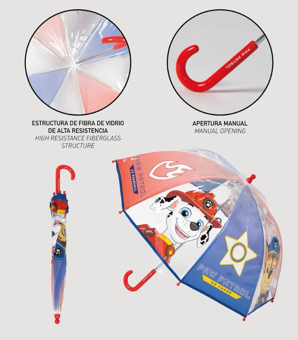 Children's Umbrella Mechanical Poe Paw Patrol