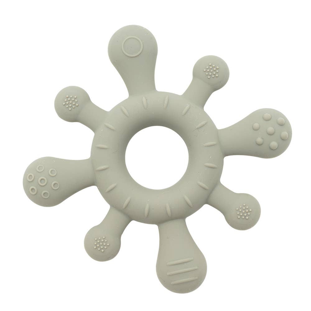 TEETHING PAD WITH SILICONE TEXTURES: Flock