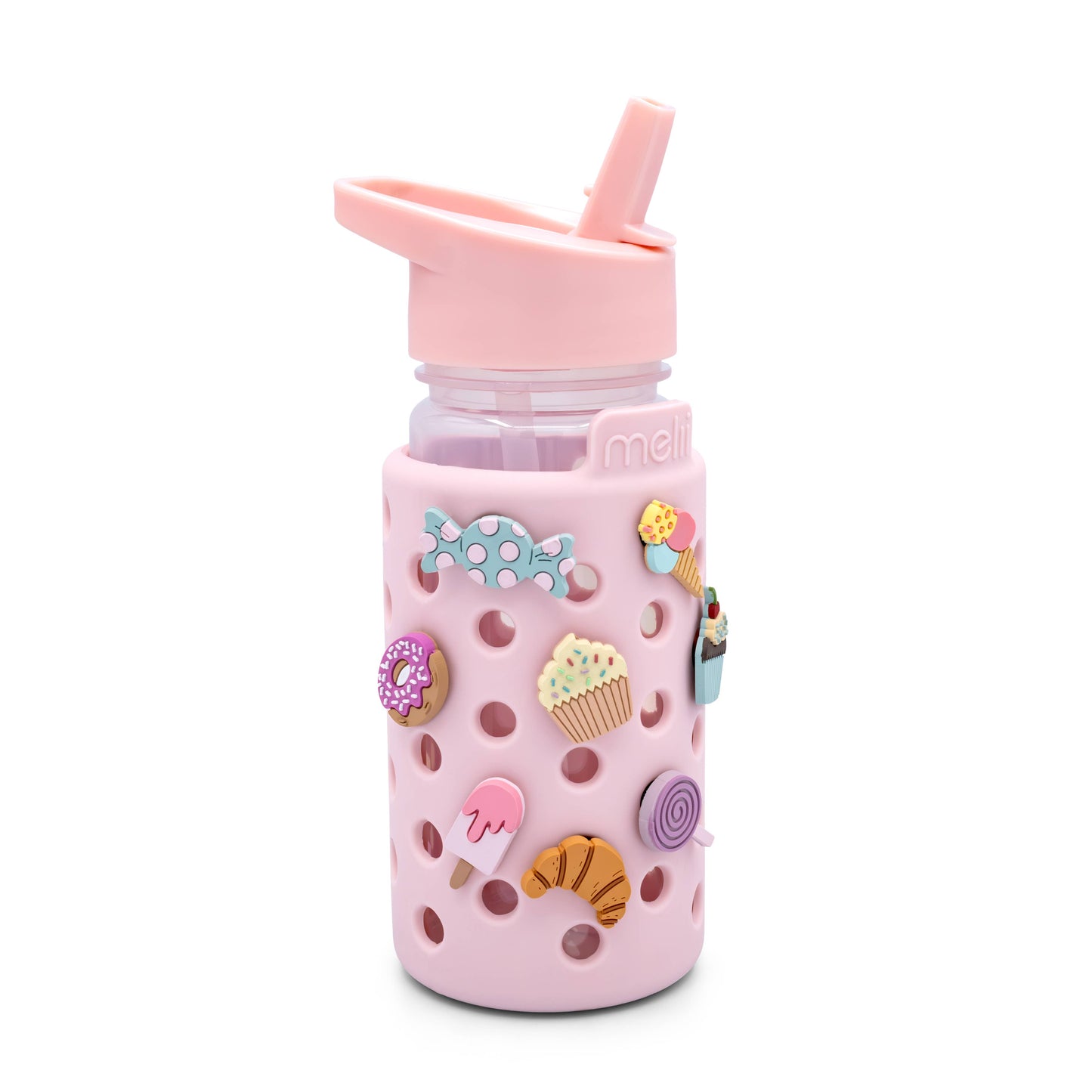 Charm Water Bottle: Pink