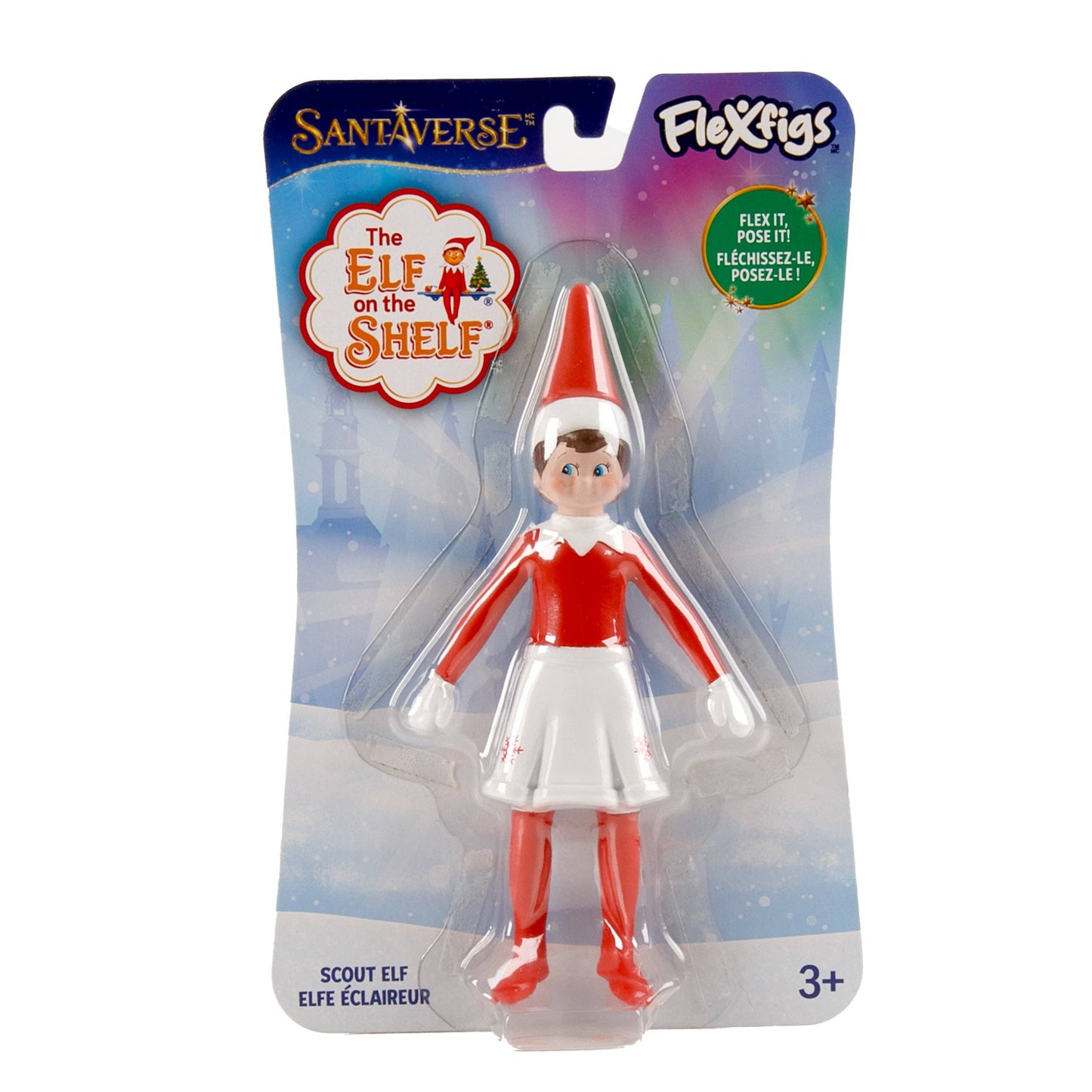 The Elf on the Shelf FleXfigs Girl w/ Blue Eyes - bendable, posable action figure