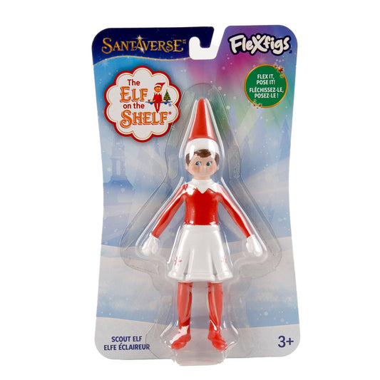 The Elf on the Shelf FleXfigs Girl w/ Blue Eyes - bendable, posable action figure