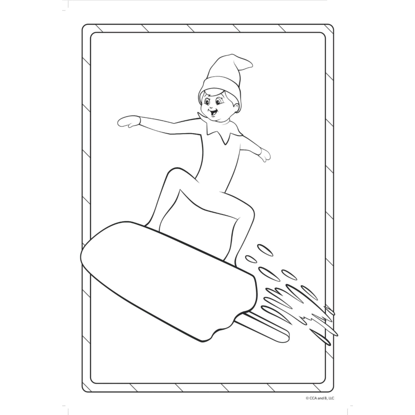 The Elf on the Shelf® Jumbo Colouring Book