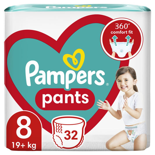 Pampers Jp Pants 8 Xxl X32