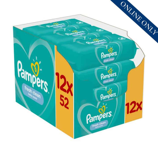 Monthly Fresh Clean Wipes 12x52 (Box)