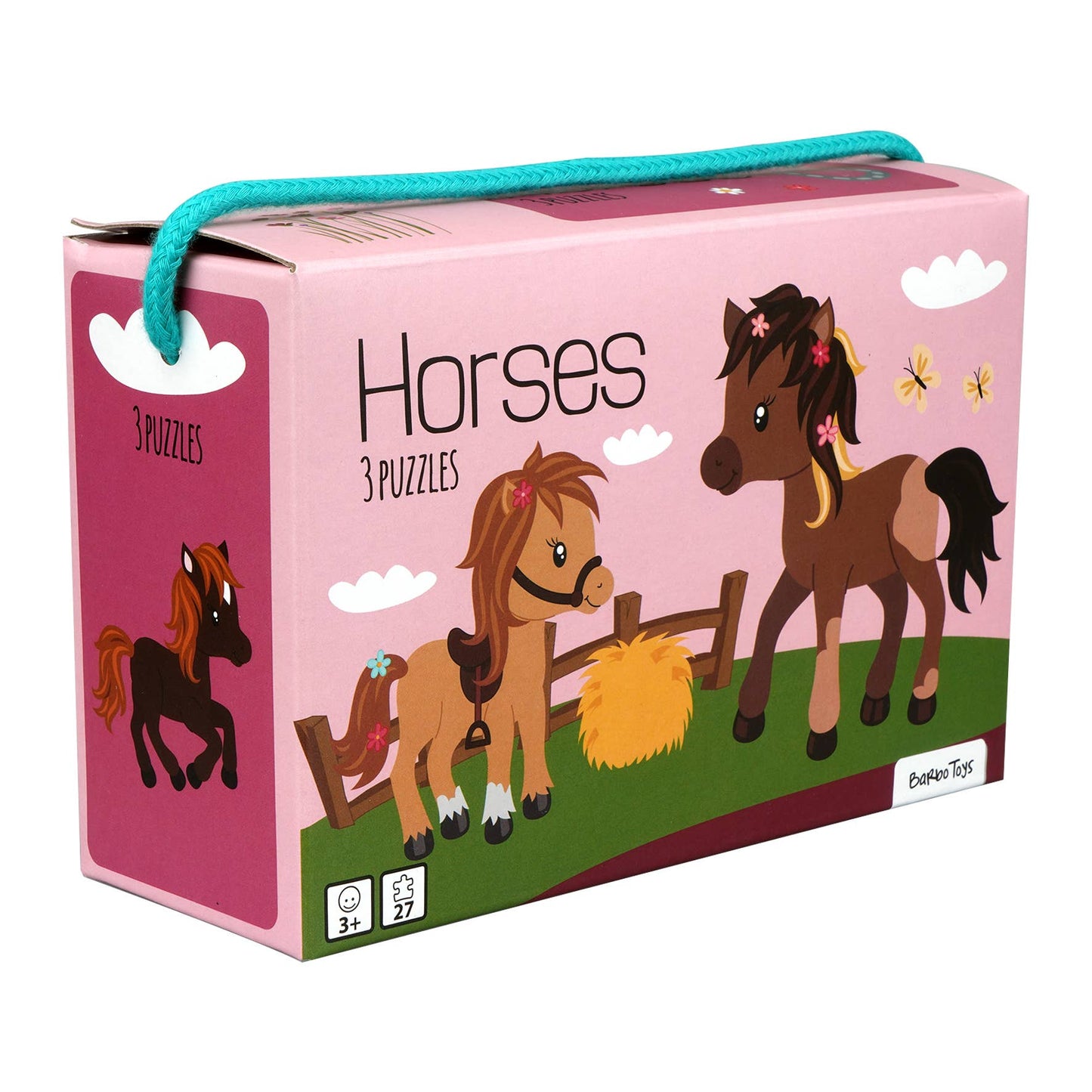 Little Bright Ones - 3 Puzzles -  Horses