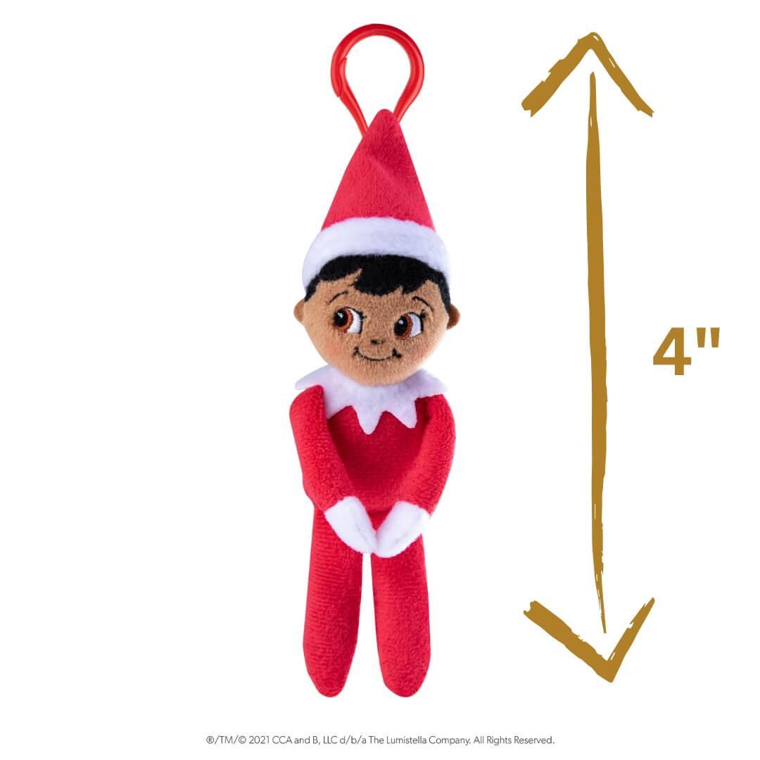 The Elf on the Shelf® Plushee Pals® Mini Clip-ons: Boy Scout Elf, light tone