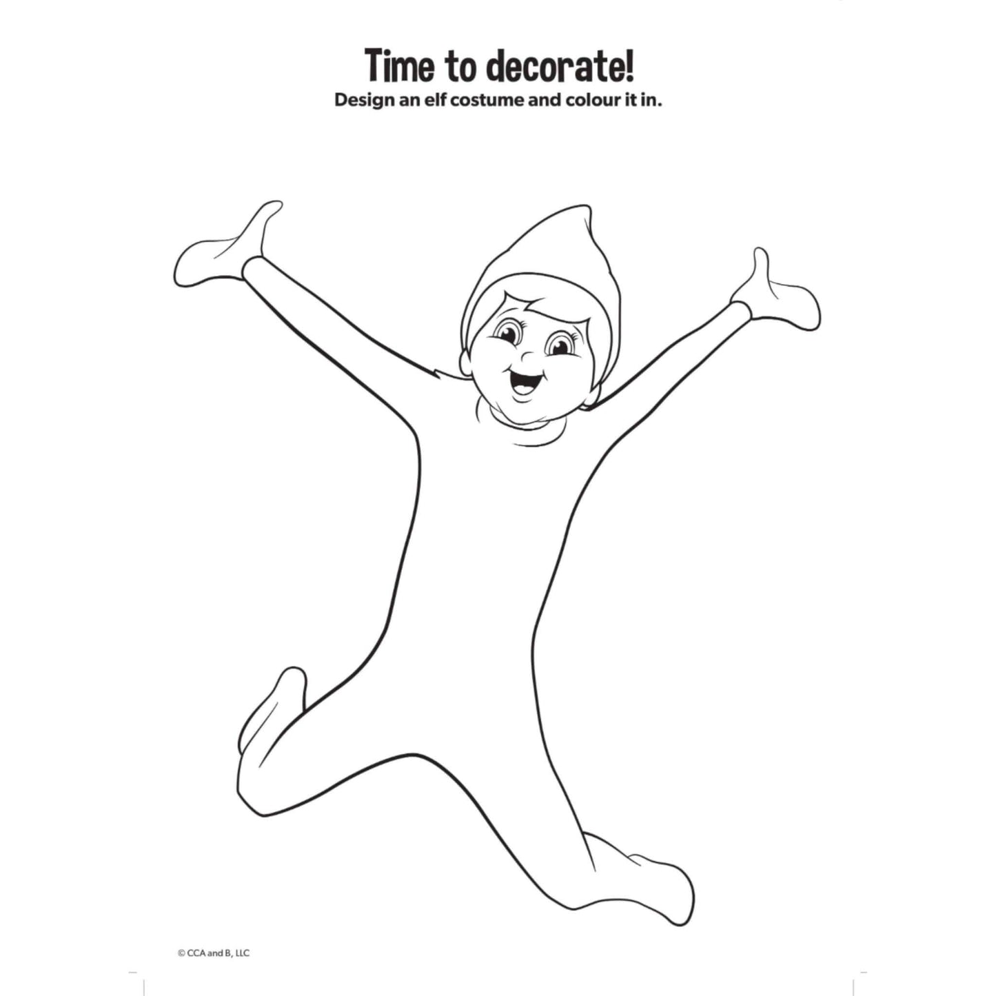 The Elf on the Shelf® Jumbo Colouring Book