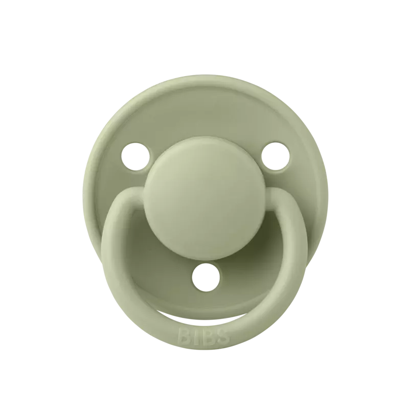 Bibs De Lux Silicone - 2 Pack (Colour: Ivory/Sage | Onesize)