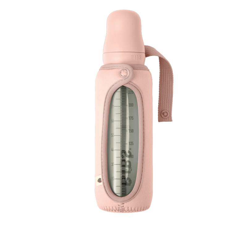 Bibs Baby Bottle Sleeve Large (Colour: Blush)
