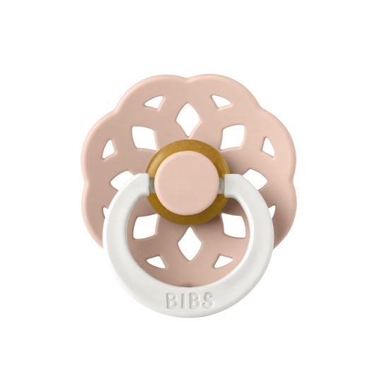 BIBS Pacifier Boheme Latex (Colour: Blush GLOW | Size 1 )