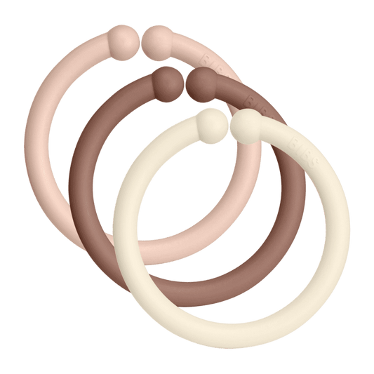 Bibs Loops - 12 Pack (Colour: Blush/Woodchuck/Ivory)