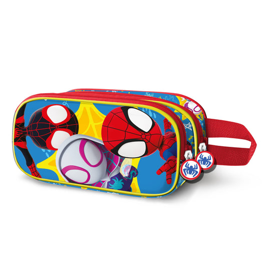 Marvel Spiderman Amazing 3D Double Pencil Case