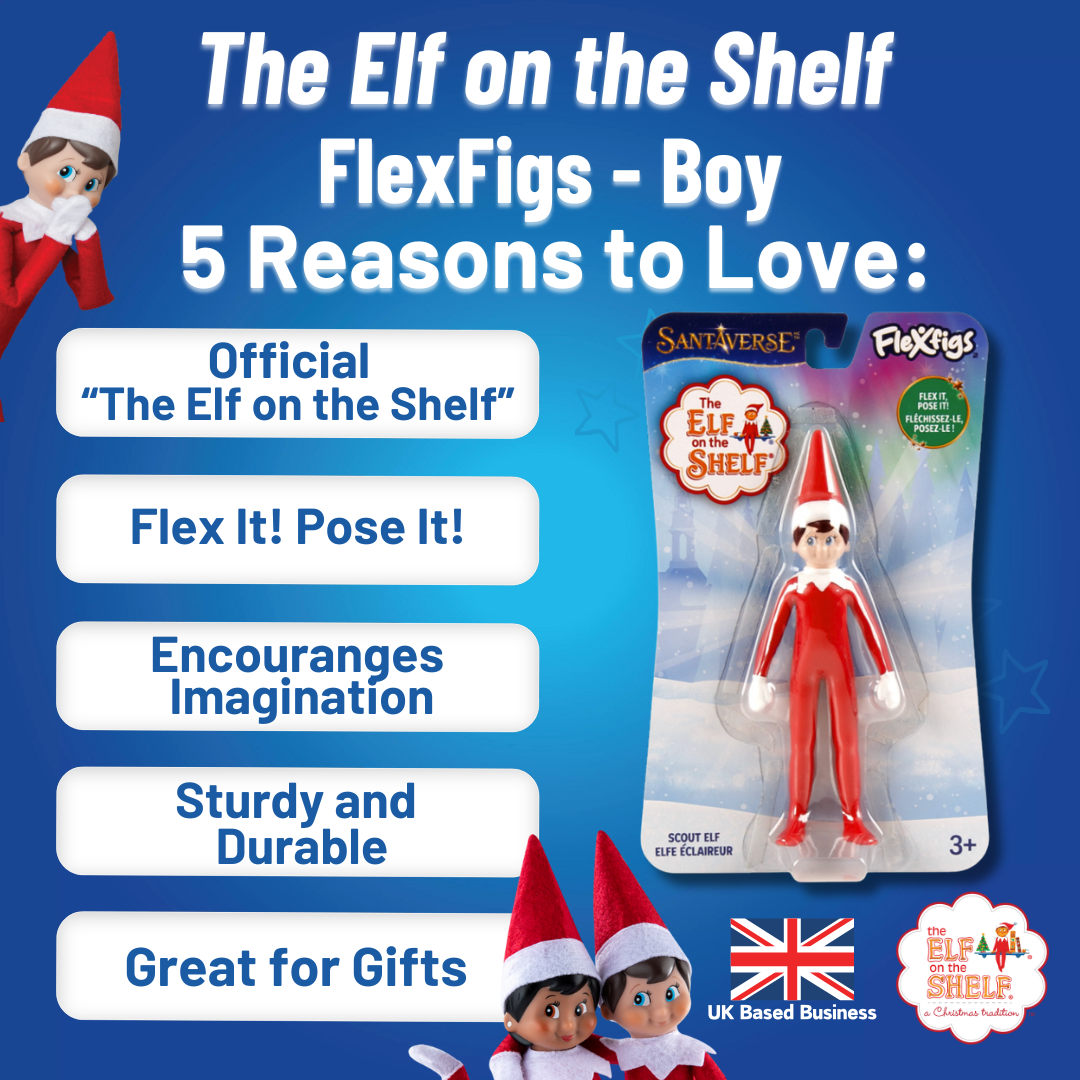 The Elf on the Shelf® FleXfigs Boy w/Blue Eyes - Bendable