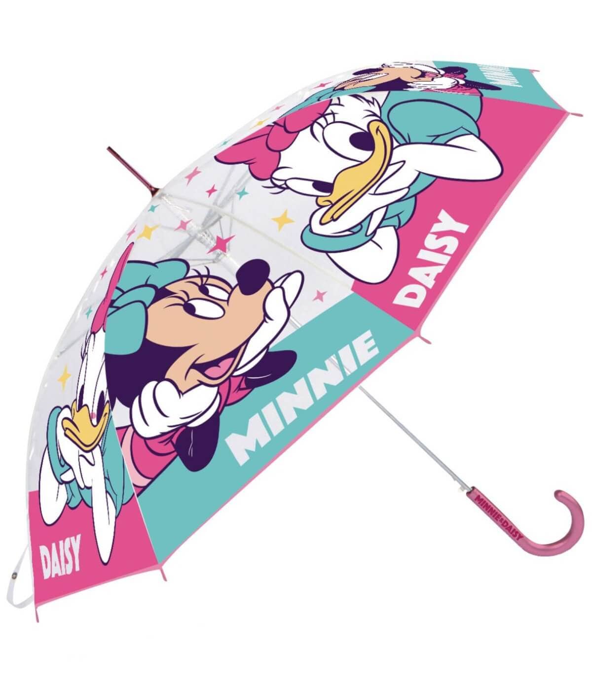 Children's Umbrella Mechanical Eva Transparent Minnie