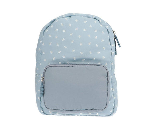 Padded Children's Backpack Leaves Blue