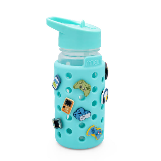 Charm Water Bottle: Blue