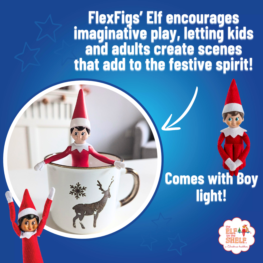 The Elf on the Shelf® FleXfigs Boy w/Blue Eyes - Bendable