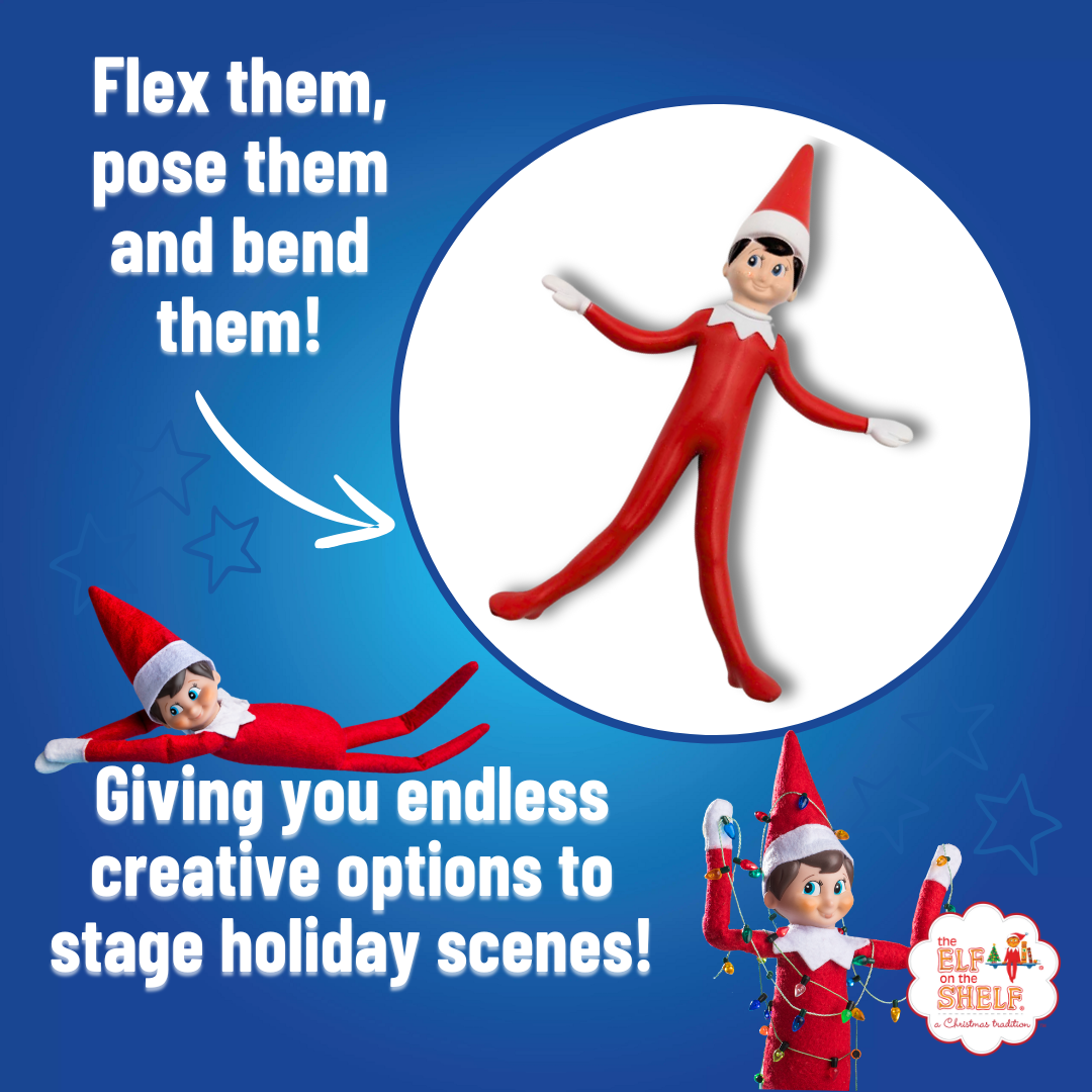 The Elf on the Shelf® FleXfigs Boy w/Blue Eyes - Bendable