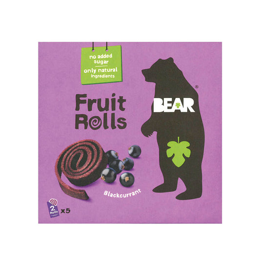 Bear Fruit Rolls Blackcurrant Multipack 5x20g
