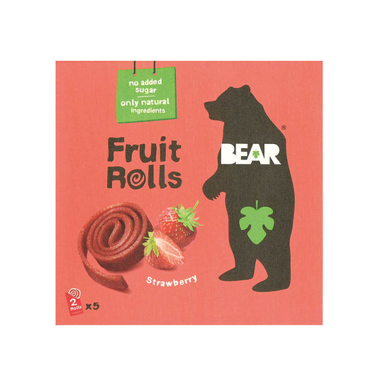 Bear Fruit Rolls Strawberry Multipack 5x20g