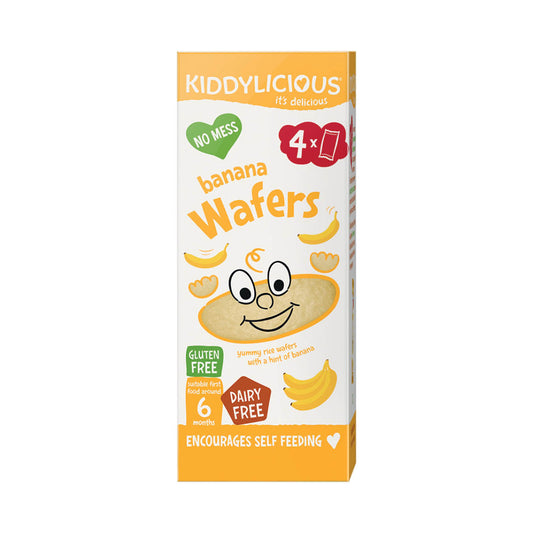 Kiddylicious Wafers Mini Banana 4x4g